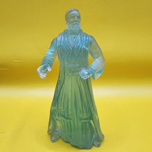 Star Wars Other - 1997 Star Wars Obi Wan Kenobi Ghost Mail Away Clear Green Kenner Figure
